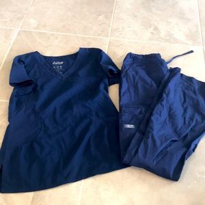 Navy Blue Scrub Outfit